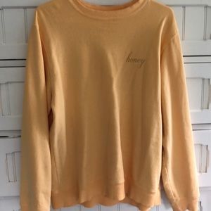 Brandy Melville - “Honey” crewneck